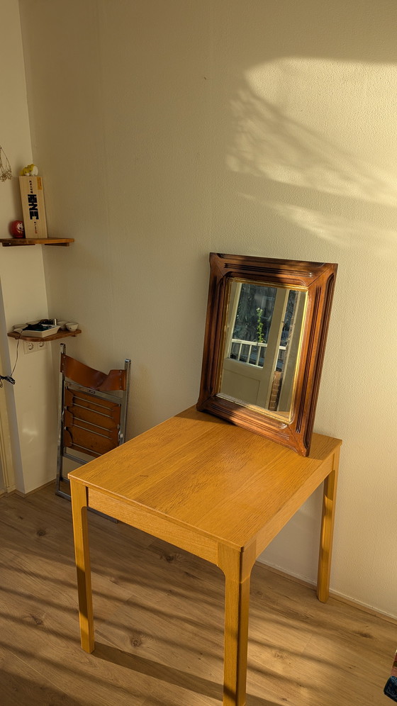 Image 1 of Specchio belga Art Déco degli anni '40 con cornice curva