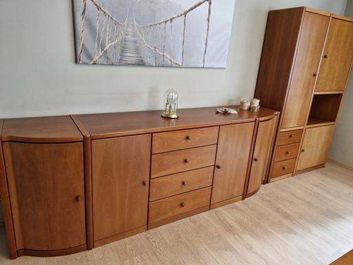 Hülsta Set: Wandkast + Vitrinekast 