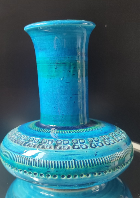 Image 1 of Aldo Londi pitcher, Bitossi, Rimini Blu series