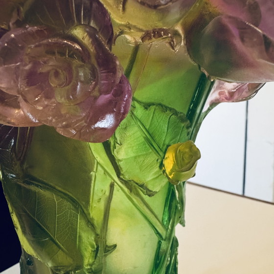 Image 1 of Vase Daum Passion Rose