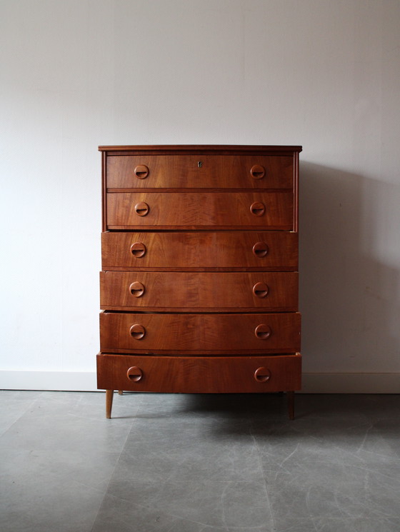 Image 1 of Vintage Deense ladekast in teak 