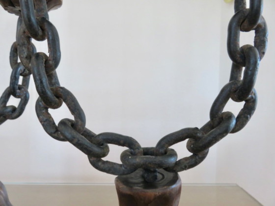 Image 1 of Coppia di candelabri brutalisti degli anni '30