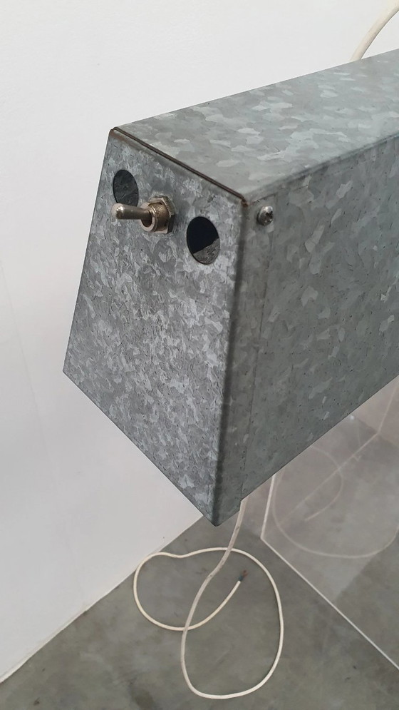 Image 1 of Lampada a sospensione industriale Piet Hein Eek XL zincata
