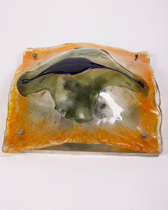 Par de lámparas de pared de cristal de Murano de la década de 1960 diseñadas por Toni Zuccheri para Mazzega. (photo 8 of 17)