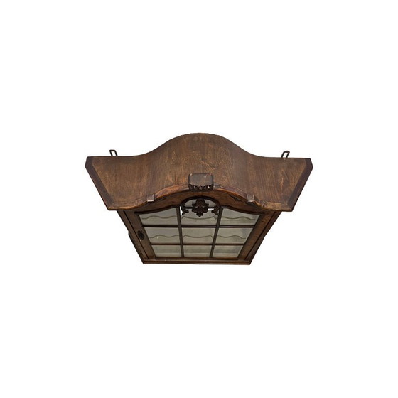 Antiker Wandvitrine aus Wurzelnussholz, 1970er Jahre – Wanddekoration, Wood (photo 5 of 7)