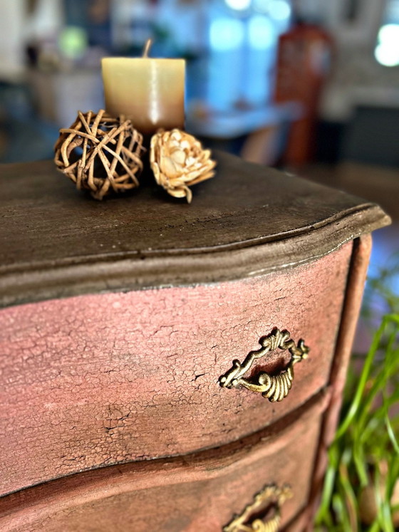 Patinated Vintage Chest of Drawers – Wood (photo 9 of 12)
