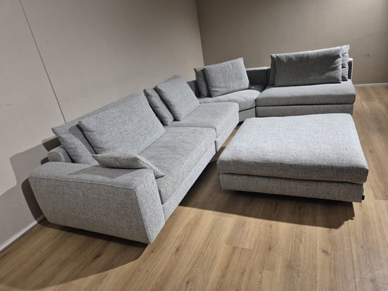 Image 1 of Passe Partout Zola - Corner sofa - 4 elements - Gray - Fabric - Design