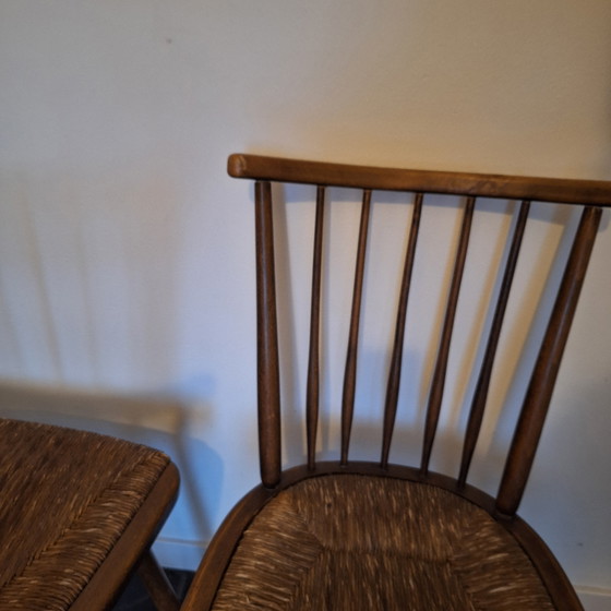 Image 1 of Set of 2 original WKS midcentury chairs WK Mobel Arno Lambrecht