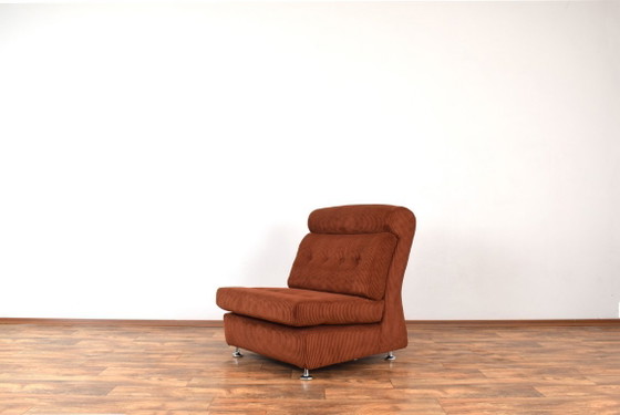 Mid-Century Italian Lounge Chairs, 1970s, Set of 2 – Loveseats, Textile (photo 7 of 17)