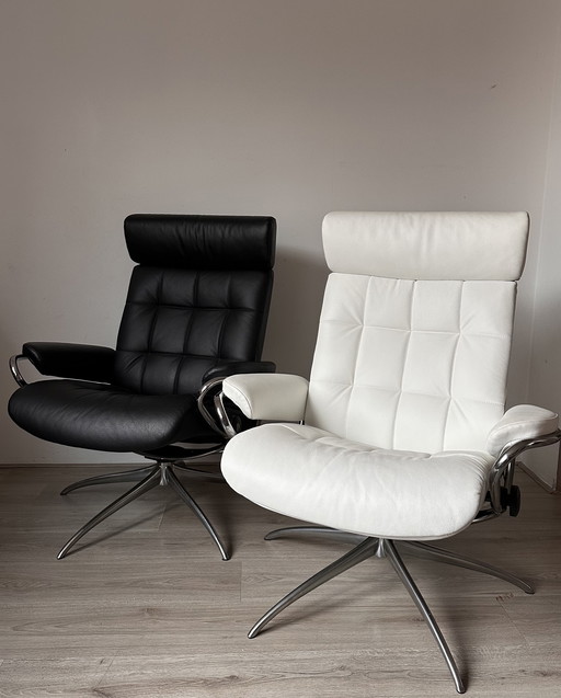 2 sillones de diseño Stressless London