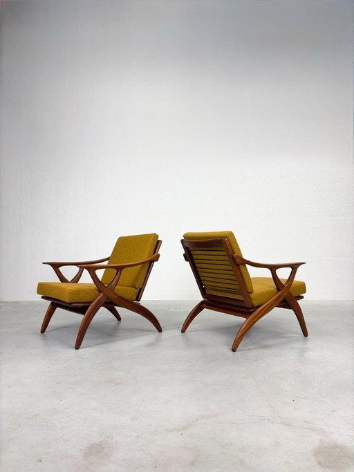 Poltrone vintage di De Ster Geldermalsen – fauteuils, Wood (photo 2 of 20)