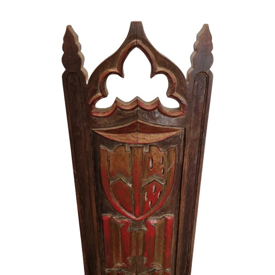 Image 1 of Chaise de style gothique Début du 20e siècle