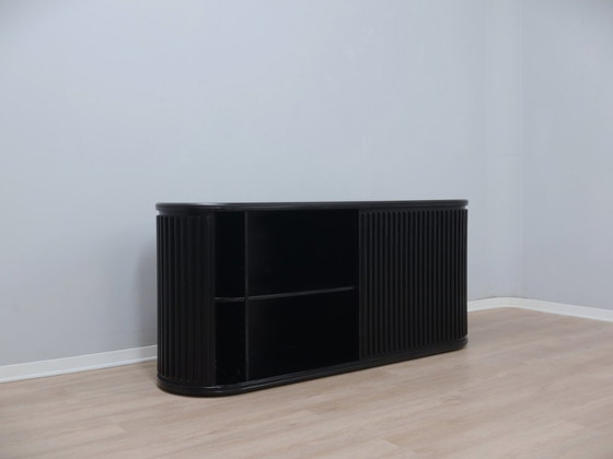 Image 1 of Vintage A'dammer gelamineerd dressoir van A. van den Nieuwelaar voor De Padova 1970