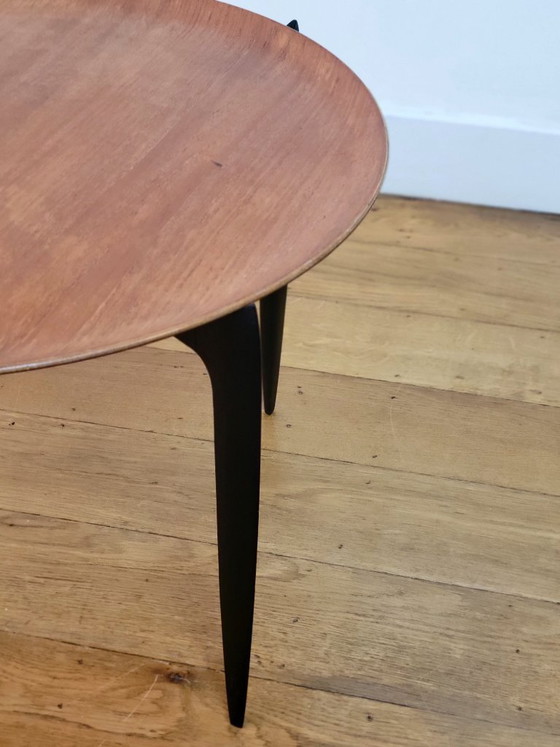 Image 1 of Table plateau vintage par H. Engholm et Svend Aage Willumsen pour Fritz Hansen