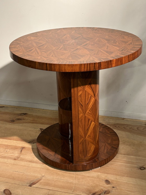 Image 1 of Art Deco Bijzettafel in Pallisander Fineer