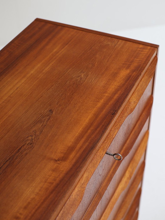 Image 1 of Commode haute en teck, style danois vintage des années 1960