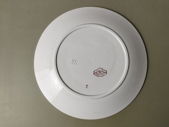 Image 1 of 7 platos llanos de loza Sarreguemines U&C "Carmen"