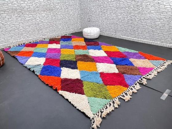 Image 1 of Tapis berbères multicolores en laine 300cmx200cm