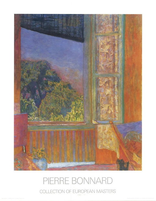 Bonnard, Pierre - La Fenêtre - Stampa artistica - con scritte