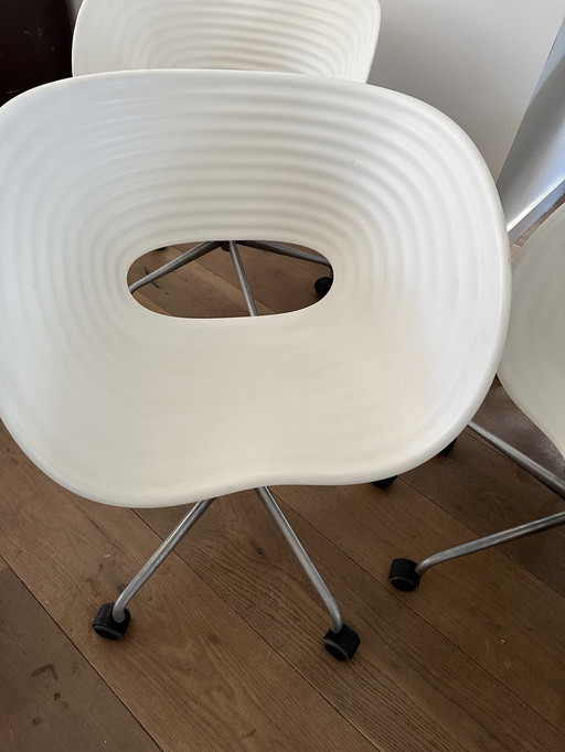 4 Maal Vitra Tom Vac Stoel
