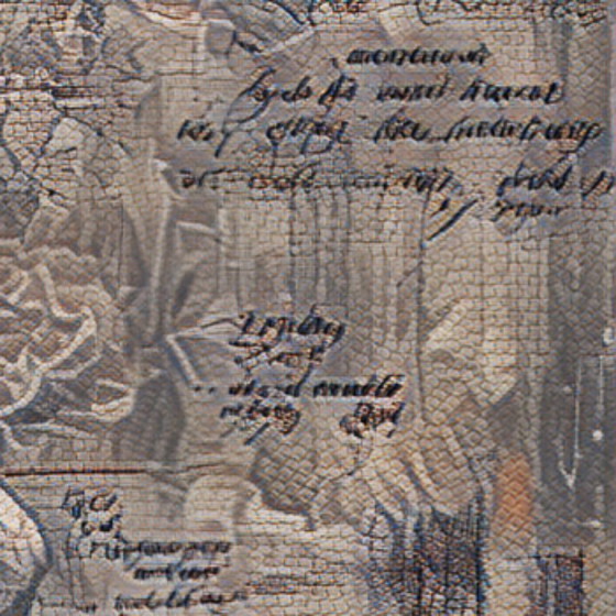 Image 1 of L'Enfant en moi - 2024 - Style fresque patrimoniale - Marion van den Ende - Hahnemuehle sur Dibond - 100 x 75 cm