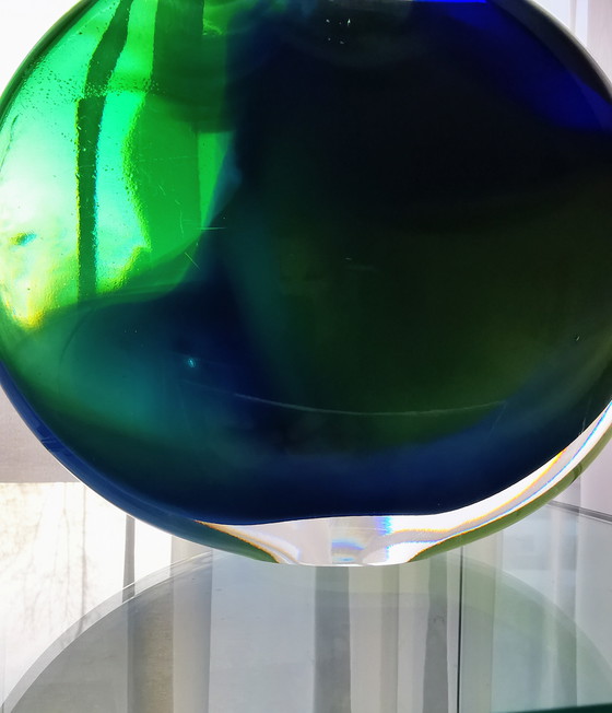 Image 1 of Vase, Ellipse, Hoglund art glass 1980s