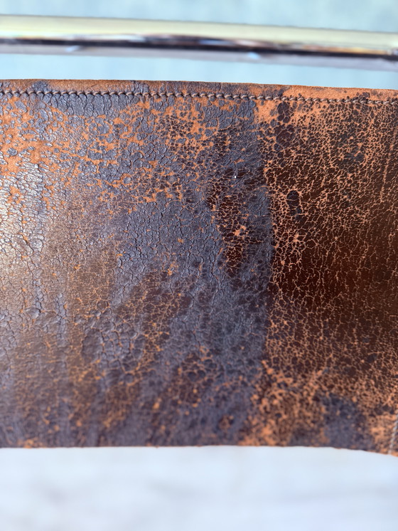 Image 1 of Vintage Thonet S33 van Mart Stam, met een bijzondere patina, circa jaren 60.