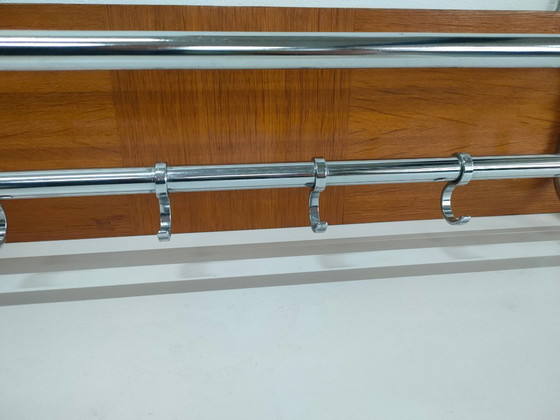 Image 1 of Mid centrury (60íes) Scandinavian style chrome design coat rack wall coat rack