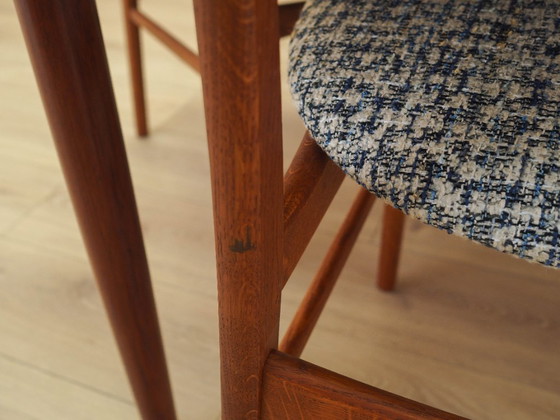 Image 1 of Set of four teak chairs, Danish design, 1970s, made in Denmark