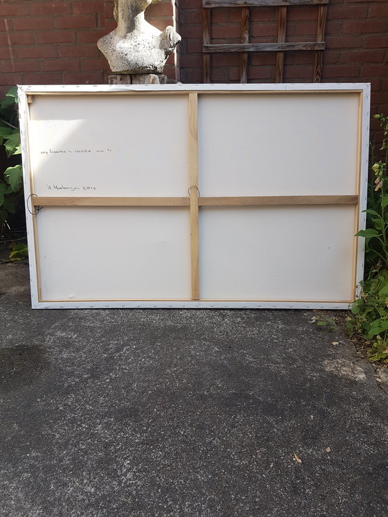 Image 1 of Acrylic painting, My house is caring me