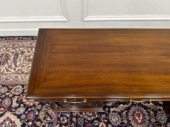 Original Globe Wernicke Corner Desk – Leather, Wood (photo 18 of 23)