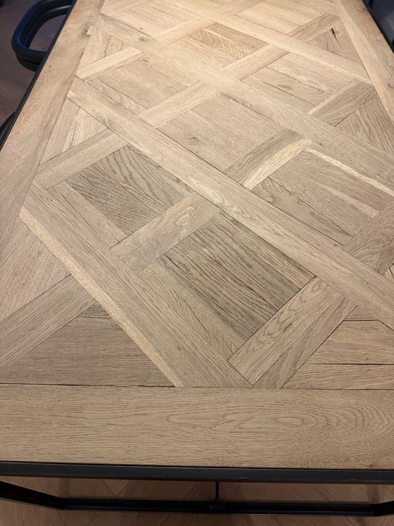 Mesa de comedor de madera y acero – Mesas de comedor, Wood, Metal (photo 4 of 5)
