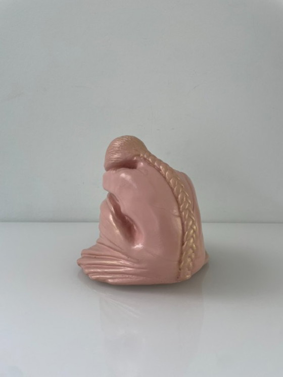 Image 1 of Statue vintage de danseuse de ballet rose