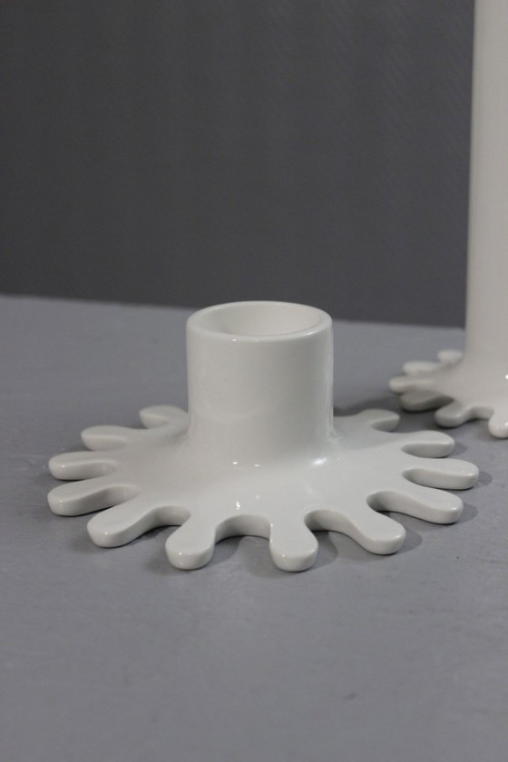 Image 1 of François Clerc for Sentou France - Pair of "Ghost" candlesticks 2008