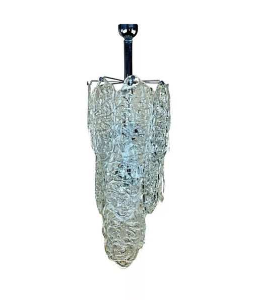 60s 70s Chandelier Chandelier "Ragnatela" Murano Glass Italy Space Age