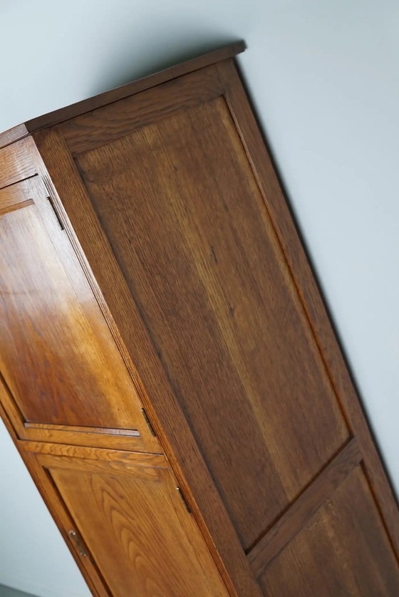 Image 1 of Antiker niederländischer Spind/Aktenschrank aus Eiche, 1920er/30er Jahre