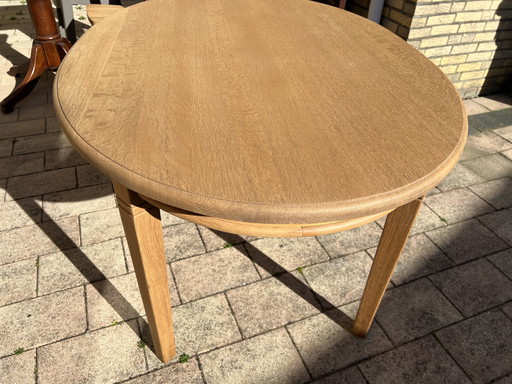Geloogd eiken tafel