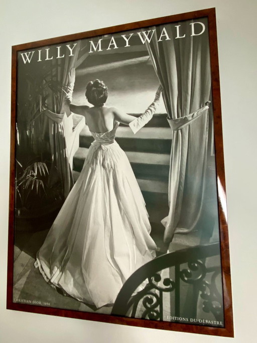 Photo frame depicting a "haute couture scene" for Dior, 1950 – fotolijsten, Wood