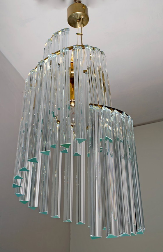 Image 1 of Lampadario di Murano italiano di metà secolo di Pia Guidetti Crippa per Lumi, 1960