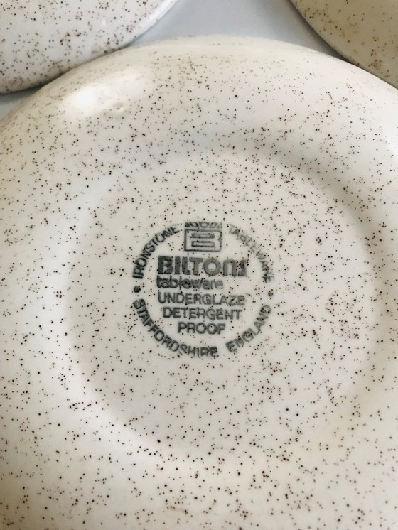 Image 1 of Vintage English Biltons dessert plates