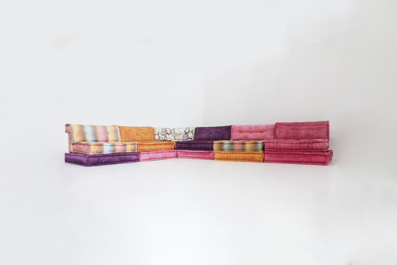 Image 1 of Roche Bobois Mah Jong Modular Sofa Missoni Stoff Hans Hopfer, Satz von 18