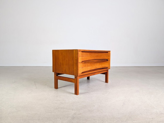 Image 1 of Original Arne Vodder Teak Kommode Midcentury Nachttisch Dyrlund