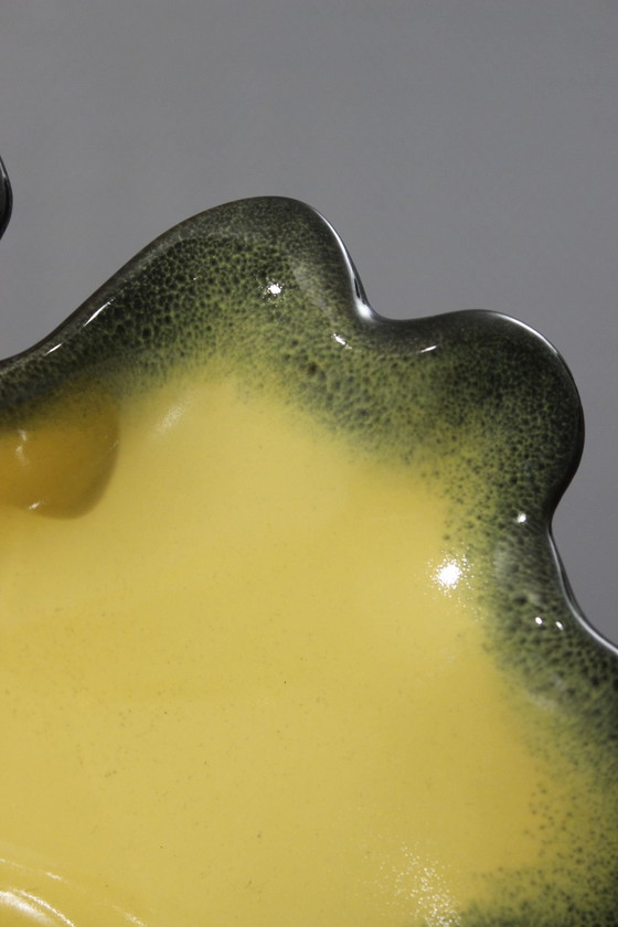 Image 1 of Grande coupe à fruits céramique vintage forme libre Ceramidi Marseille 1950s