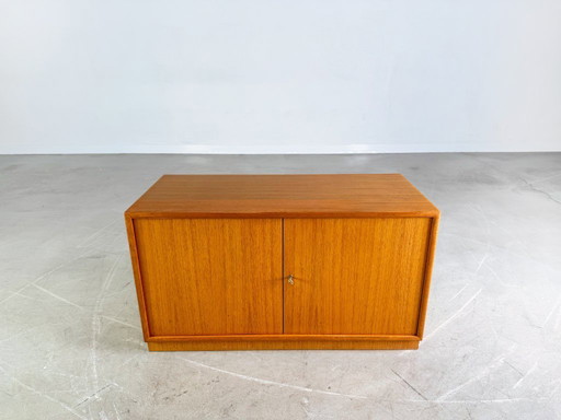 Original Midcentury sideboard WK Möbel teak lowboard chest of drawers
