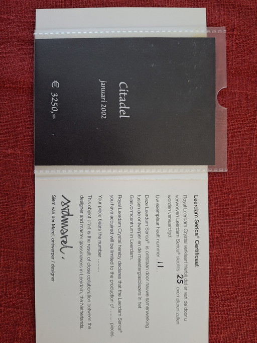 Année objet 2002 Leerdam