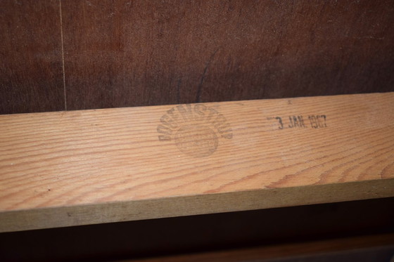 Image 1 of Mid-Century Danish Extendable Teak Dining Table from Rogenstrup Möbelfabrik, 1960s.