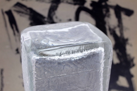 Image 1 of Large Glass Vase Lindshammar Glasbruk 1970