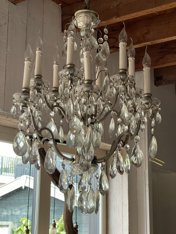 Image 1 of Beautiful glass chandelier