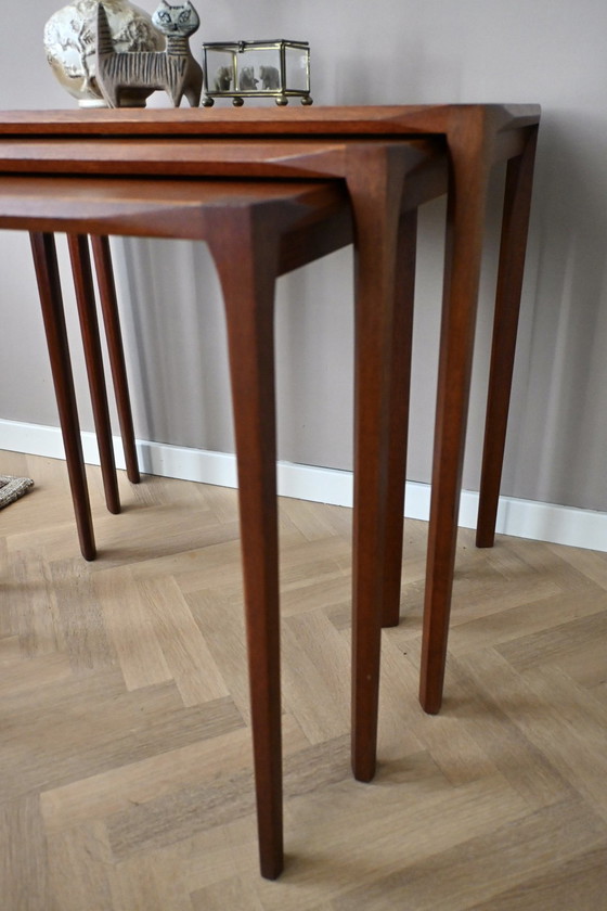 Mid-Century Designklassiker: Rex Raab Mimiset für Wilhelm Renz, 1960er Jahre – Beistelltische, Wood (photo 5 of 15)