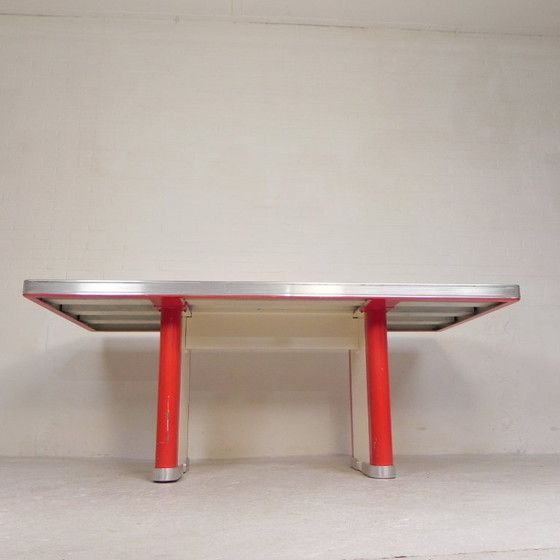 Ahrend Oda dining table, desk, with aluminum edge, 1950s – Plastic, Metal (photo 5 of 29)